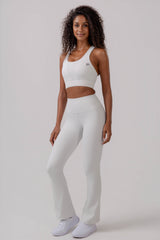 Rib Panel Sports Bra