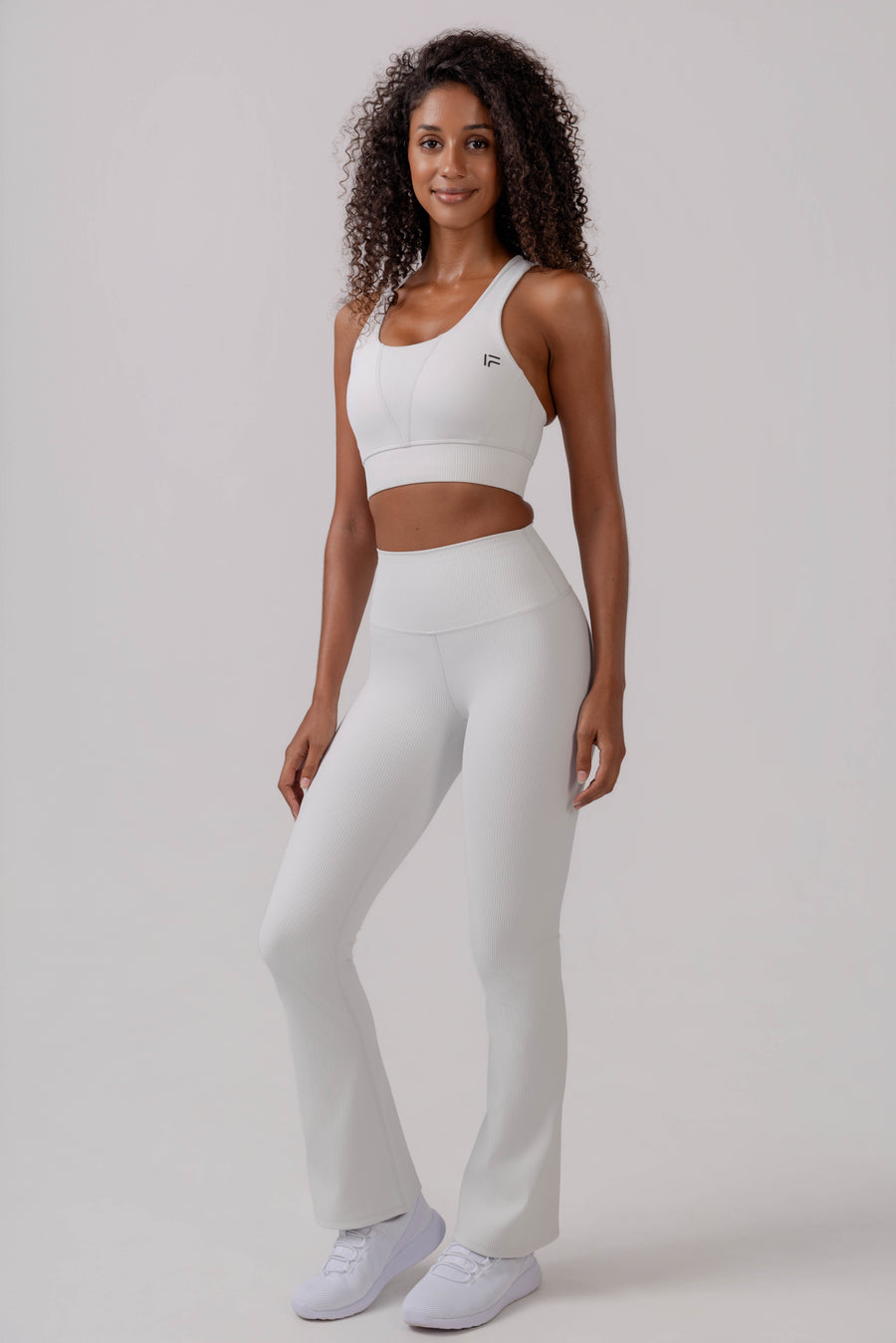 Rib Panel Sports Bra