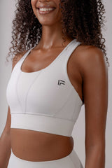 Rib Panel Sports Bra
