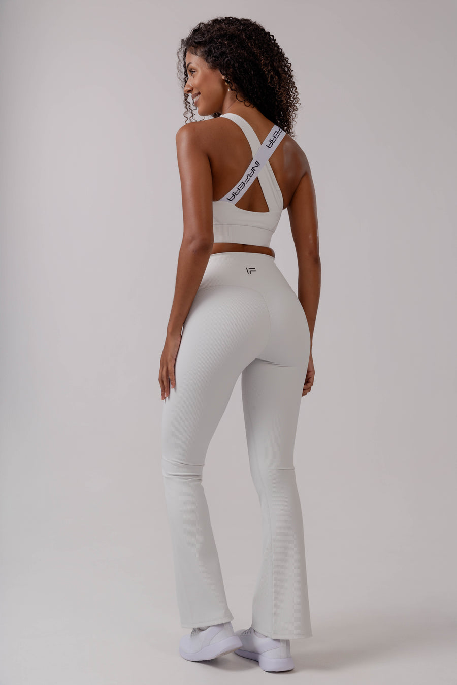 Rib Panel Sports Bra
