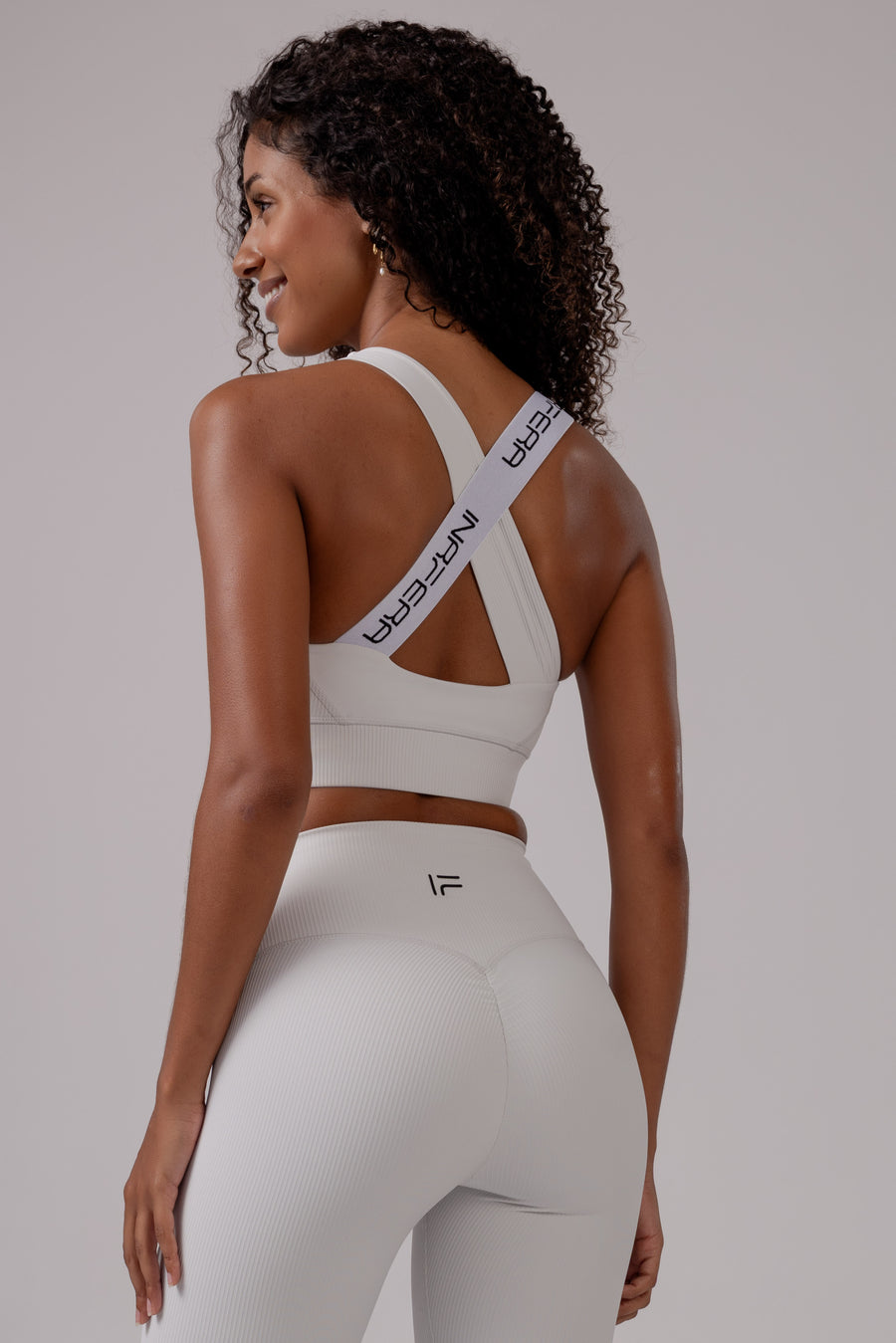Rib Panel Sports Bra